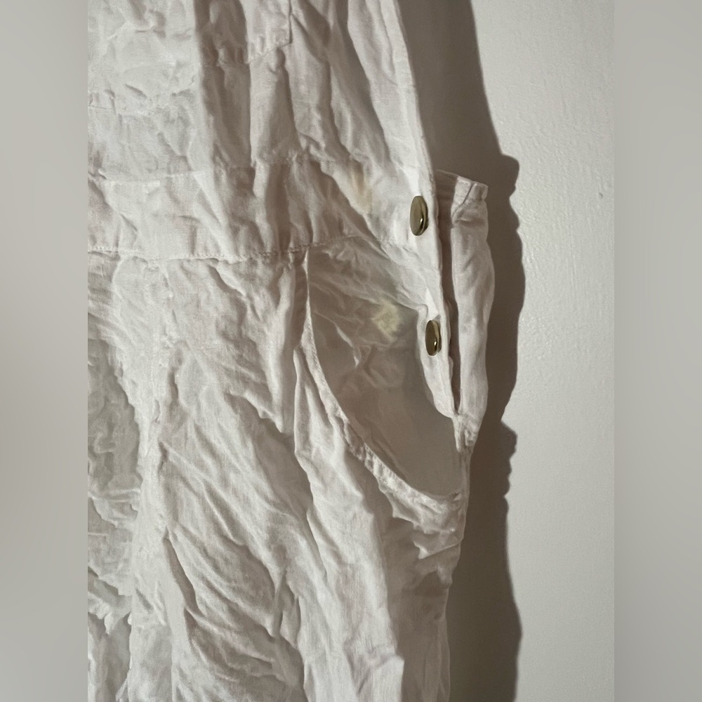 WeWoreWhat White Linen Overalls - Picture 7 of 10